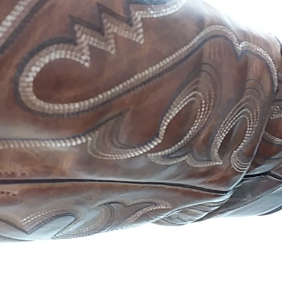 Tony Lama Mens Western Cowboy Boots - Picture 4 of 9